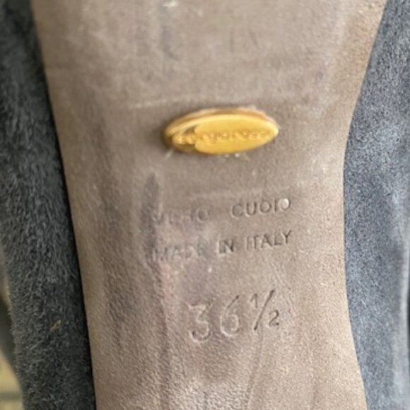 Sergio Rossi Knee High Platform Boots - Picture 5 of 5